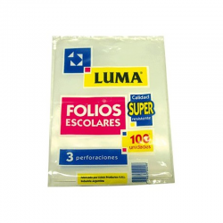 FOLIO ESCOLAR LUMA X100...