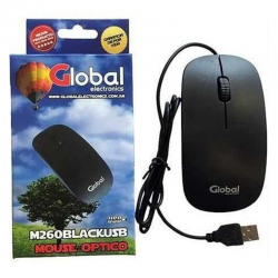 MOUSE GLOBAL CABLE USB @