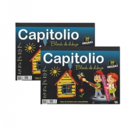 BLOCK CAPITOLIO NEGRO N°6...
