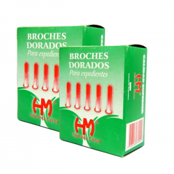 BROCHES DORADOS N°07 X100