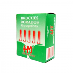 BROCHES DORADOS N°14 X100