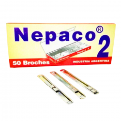 BROCHES NEPACO N°2 METAL X50U