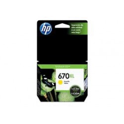 HP CZ120AL *670XL AMARILLO @