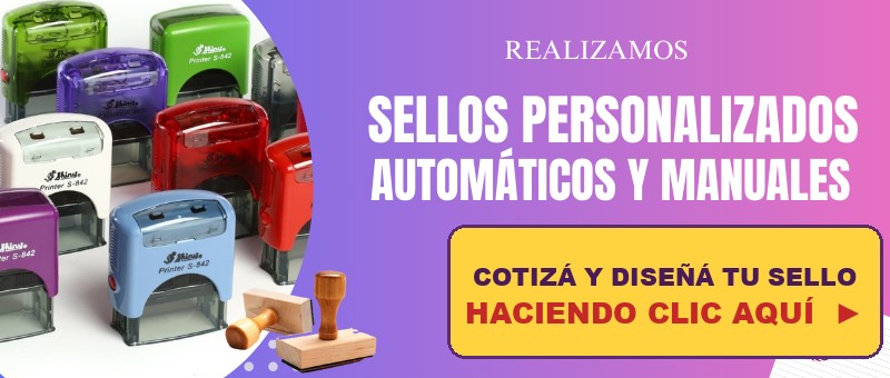 Cotizá y diseñá tu sello - hacé clic aquí